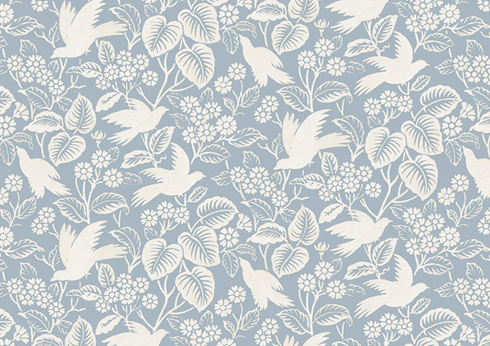 Hollies, Sky Blue - Roller Blind - Image 6